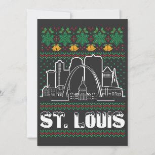 Invitation St. Louis Missouri Laid Christmas