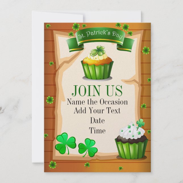 Invitation St. Patrick (Devant)