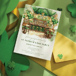 Invitation St. Patrick's Day Pub Party<br><div class="desc">Aquarelle St. Patrick's Day Pub Party design. Les produits correspondants se trouvent dans la collection St. Patrick's Day Pub.</div>