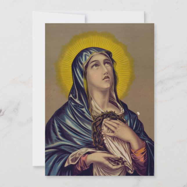 Invitation Stabat Mater Notre-Dame des Douleurs Art Devotionn (Devant)