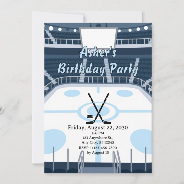 Invitation Stade de hockey (Devant)