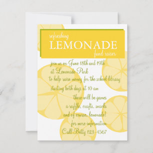 Invitation Stand de citronnade