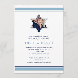 Invitation Star Bar Mitzvah