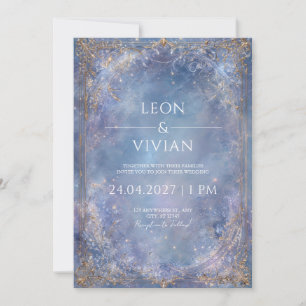 Invitation Starlit Crystal Sky Mariage