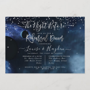 Invitation Starry Night, The Night Before, Rehearsal Annonce