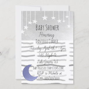 Invitation Stars et le Baby shower de Moon Boy