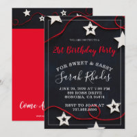 Stars & Red String Sweet Sassy 21e fête d'annivers