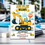 Invitation start kids Camions de construction simples 5e anni<br><div class="desc">Embarquez pour un voyage de joie et de rire avec notre Begin Kids Simple Construction Camions 5th Birthday Invitation! Cette invitation marque le début d'une célébration passionnante, ornée de camions de construction ludiques qui promettent une journée remplie de plaisir. Rejoignez-nous pour rendre inoubliable le 5e anniversaire de votre enfant. Commandez...</div>