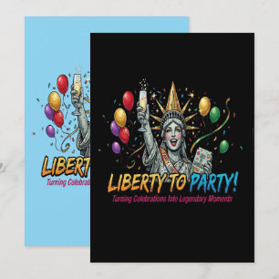 Invitation Statue de la Liberté Fête de la Statue de la Liber