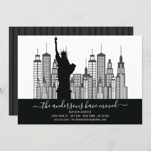 Invitation Statue de New York de l'Faire-part de la liberté