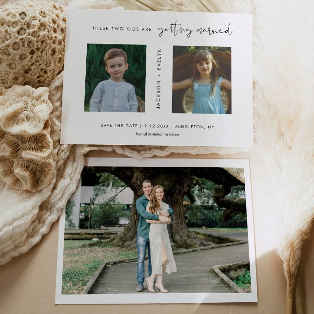 Invitation STELLA Photo Enfance Enregistrer la date Annonce (Créateur téléchargé)