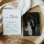 Invitation STELLA Rénovation Minimale De Vow Nous Le Faisons<br><div class="desc">Améliorez votre jeu de papeterie mariage avec l'exquise collection Stella. Cet étonnant assortiment d'invitations de mariage et d'accessoires est un mélange harmonieux d'esthétique contemporaine et d'allure bohème, ce qui en fait le choix idéal pour les couples à la recherche d'un design polyvalent et captivant qui transcende les styles et les...</div>