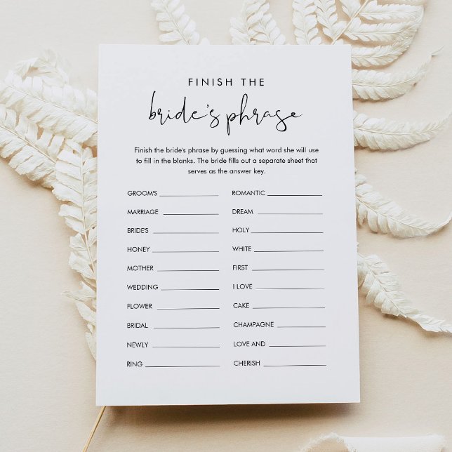 Invitation STELLA termine le jeu de la mariée (Créateur téléchargé)