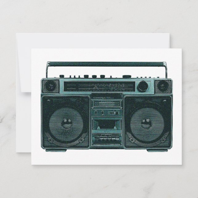 invitation stéréo rétro (Devant)