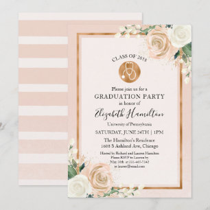 Invitation Stethoscope École Médicale de soins infirmiers Gra