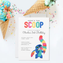 Stitch | Voici l'anniversaire de la crème glacée S