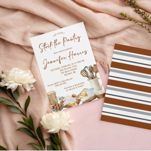 Invitation Stock de la Fête des mariées à thème de la cuisine