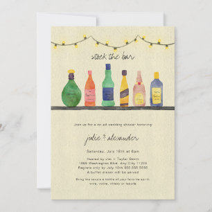 Invitation Stock du bar wedding shower