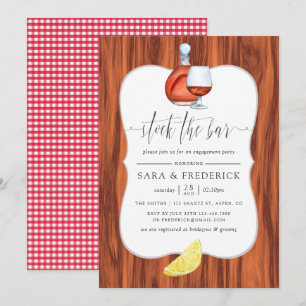 Invitation Stock The Bar and Grill Rustique