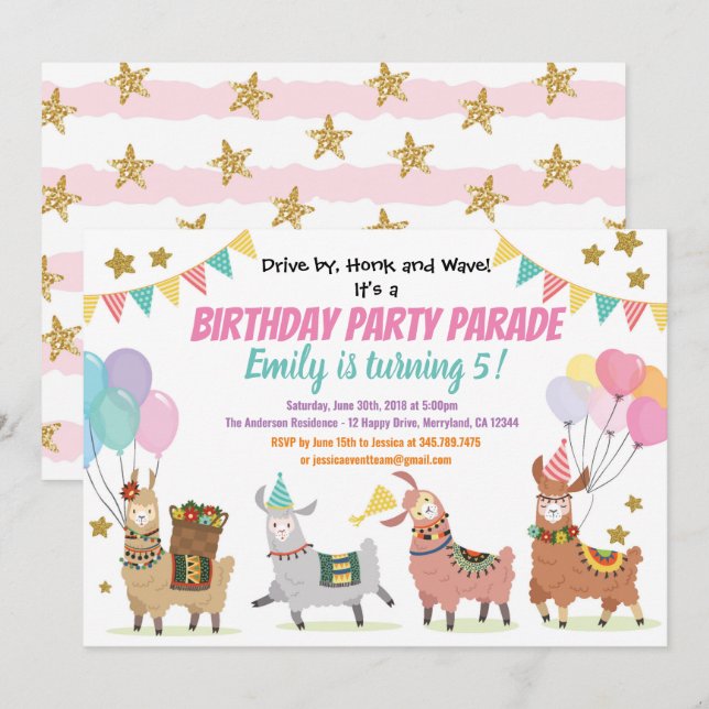 Invitation Stock The Bar Engagement Party White & Gold Invita (Devant / Derrière)