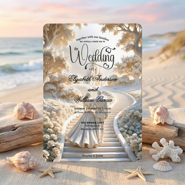 Invitation Storybook Baroque Fantasy Elegance Wedding   (Créateur téléchargé)