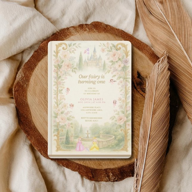 Invitation Storybook, fairy first, fairytale 1st birthday (Créateur téléchargé)
