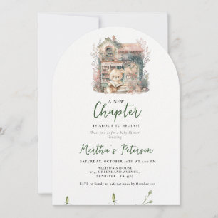Invitation Storybook Un nouveau chapitre sur le Baby shower d