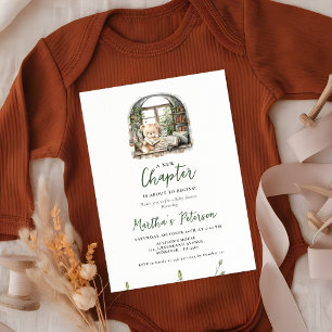 Invitation Storybook Un nouveau chapitre sur le Baby shower d