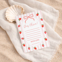 Strawberry Berry First Time Capsule Card