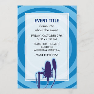 Invitation Studio microphone