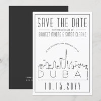 Style de décoration de mariage de Dubaï Skyline En