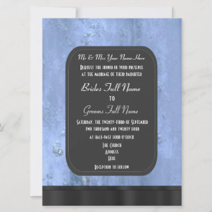 Invitation Style de tableau de bord urbain mariage alternatif