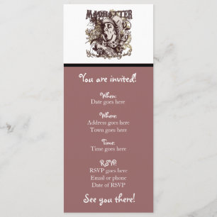 Invitation Style fou de Carnivale de chapelier