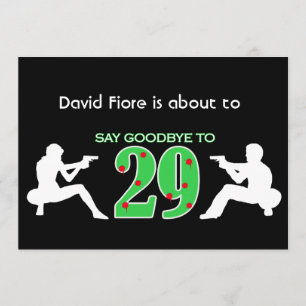 Invitation Style mafieux 30e anniversaire