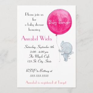 Invitation Style mignon de Paris d'invitation de baby shower