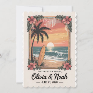 Invitation [Style] Panneau de bienvenue de mariage [Theme] Pe