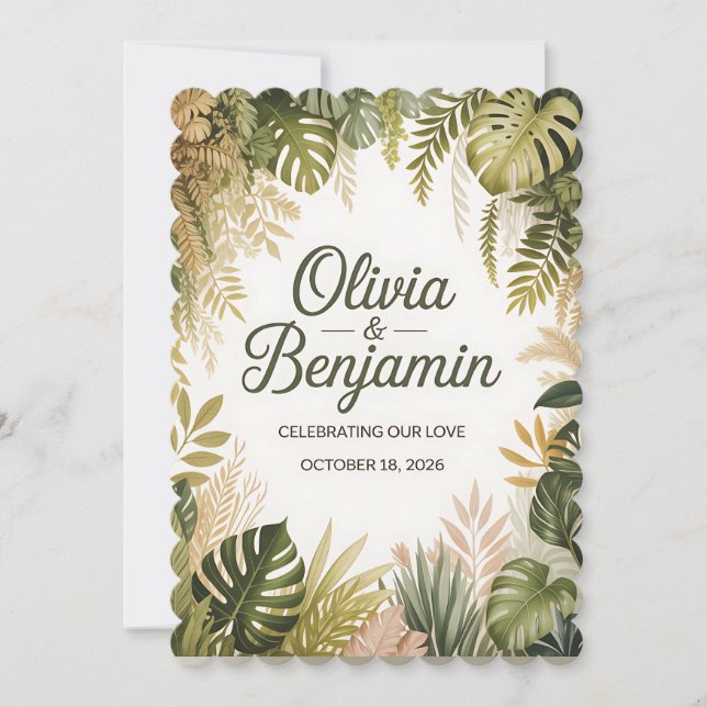 Invitation [Style] Panneau de bienvenue de mariage [Theme] Pe (Devant)