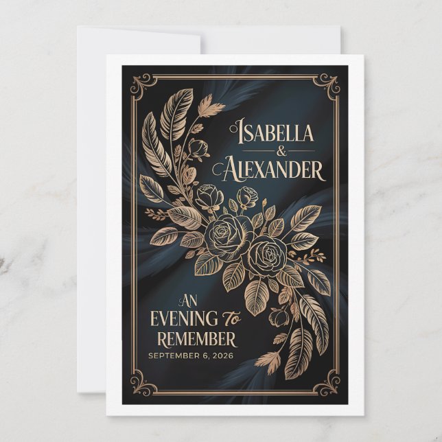 Invitation [Style] Panneau de Bienvenue Mariage [Fleur/Thème (Devant)