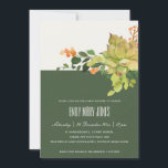 INVITATION SUCCULENT CACTUS FLORAL WATERCOLOR BABY SHOWER<br><div class="desc">If you need any further customisation or any other matching items,  please feel free to contact me at yellowfebstudio@gmail.com</div>
