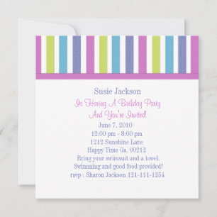Invitation Sucré Candy Postage Stamps
