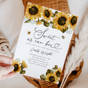 Invitation Sucré comme peut être Baby shower