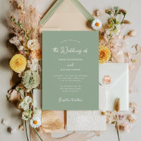Sucré et capricieux | Mariage vert Sage