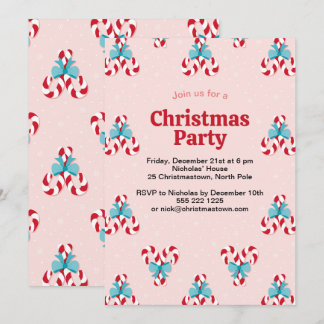 Invitation Sucres de canne doux et vaches Noël