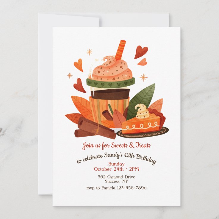Invitation Sucres Et Friandises Zazzle Fr