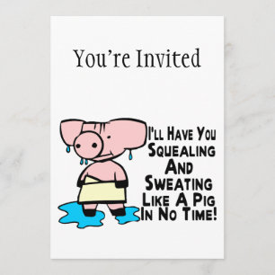 Invitation Sueur De Cochon