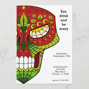 Invitation Sugar Skull