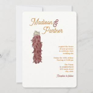 Invitation Suite Mariage Chili