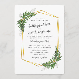 Invitation Suite Mariage Lush Fern
