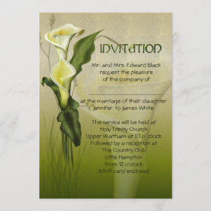 Invitation Suite Mariage White Calla