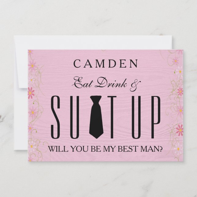 Invitation Suitup Seras-tu mon Bestman (Devant)